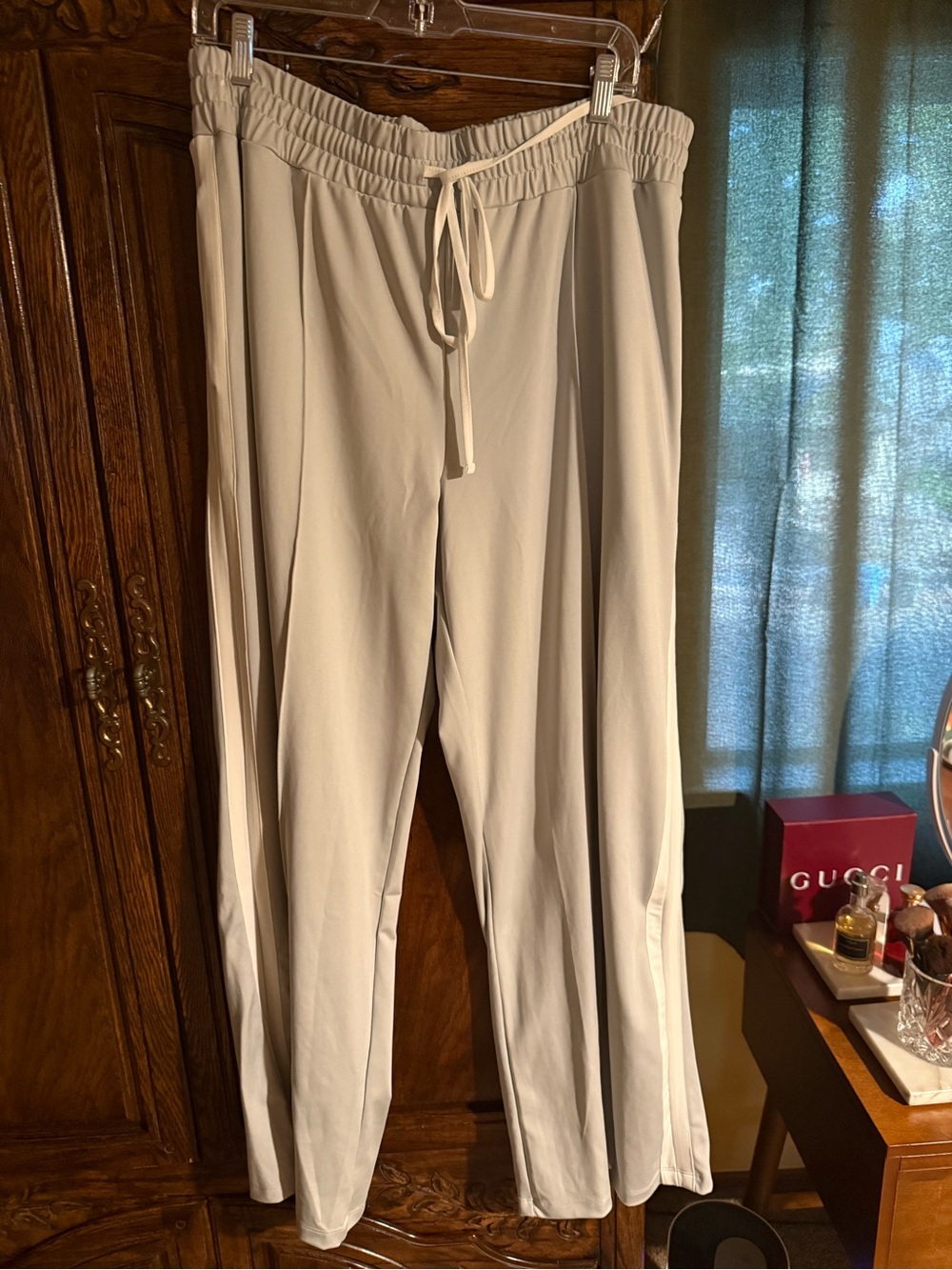 Womens grey Drawstring Lounge Pants